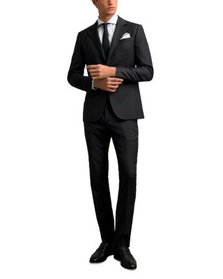 Slim Fit Prince of Wales Check Wool Blazer