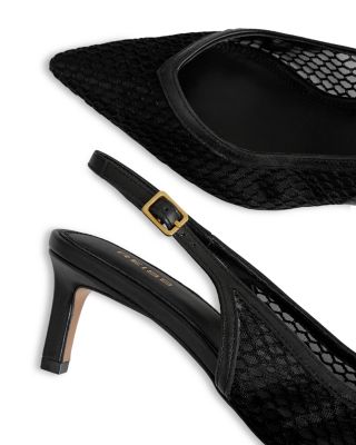 Women's Sirena Mesh Slingback Pumps