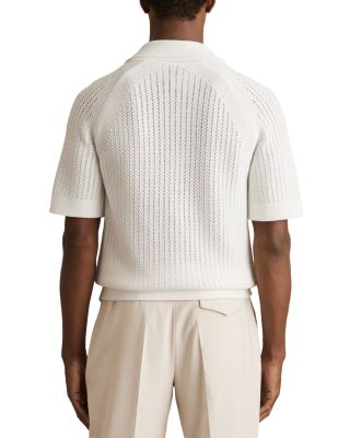 Alphonso Regular Fit Ribbed Knit Cuban Shirt