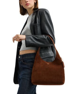 Brooklyn 28 Suede Shoulder Bag