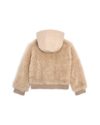 Girls' Teddy Zip Up Hoodie - Little Kid