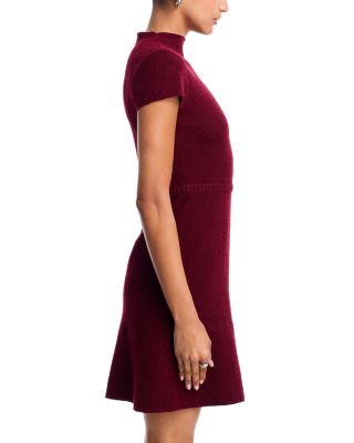 Boucl&eacute; Mock Neck Mini Dress - Exclusive