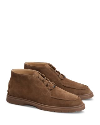 Men's Desert Suede Drawstring Chukka Boots