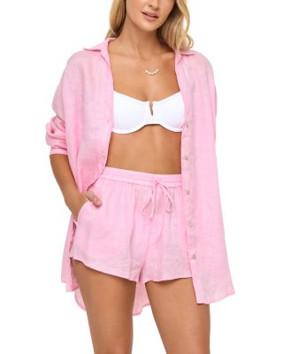 Rio Linen Cover Up Shorts