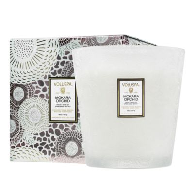 Mokara Orchid 3 Wick Hearth Candle, 38 oz.