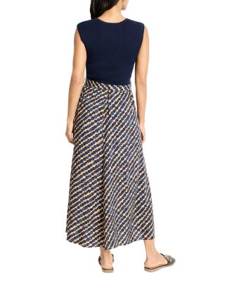 Pebble Dream Mixed Media Dress