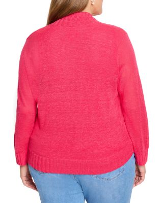 Plus Open Front Bolero Cardigan