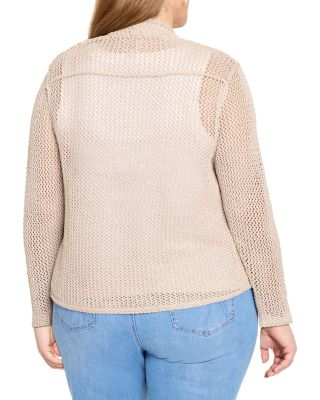 Mesh Cocoon Cardigan
