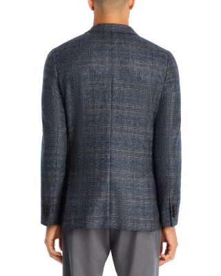 M&amp;eacute;lange Plaid Soft Jacket