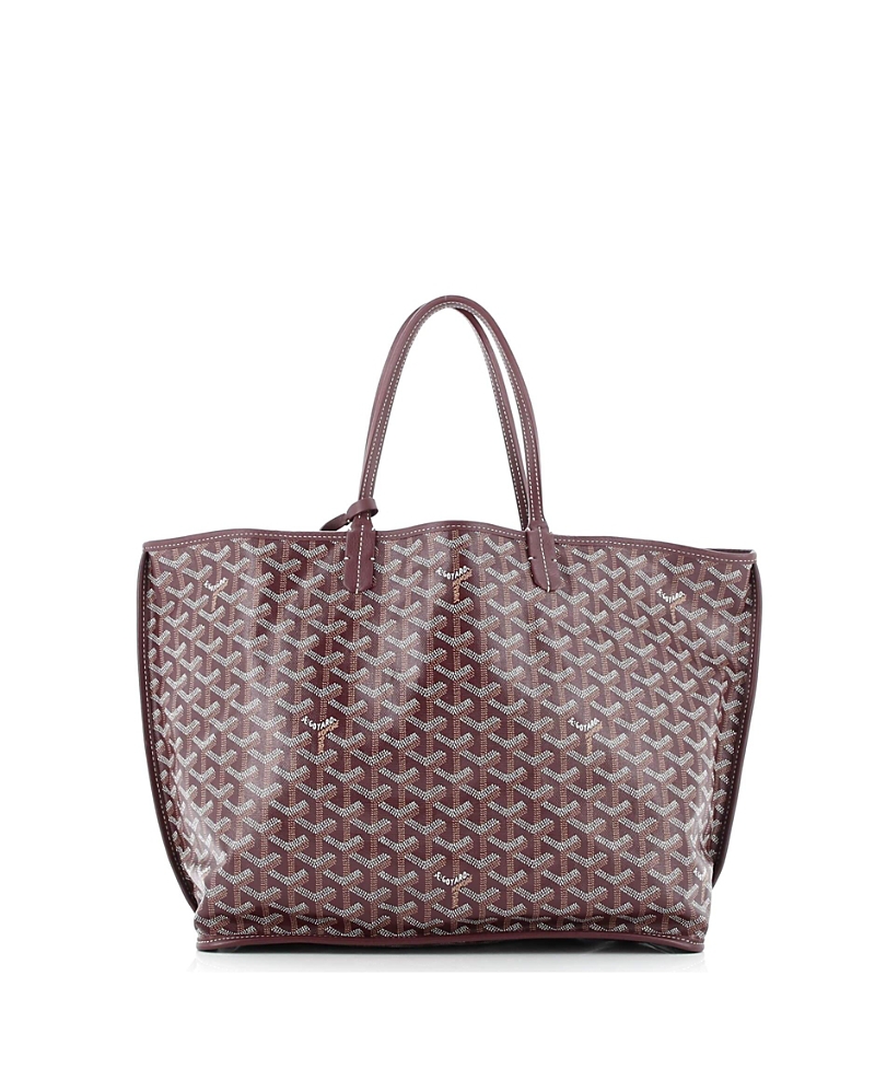 Pre-owned Pre-owned Goyard Goyard Pm Anjou Reversible Tote Coated Canvas In Red
