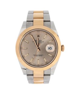 Pre-Owned Rolex - Oyster Perpetual Datejust Automatic Watch in Stainless Steel and Rose Gold 41mm