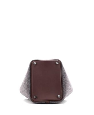 PM Picotin Lock Bag Felt with Leather