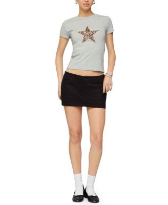  Hayes Twill Mini Skirt