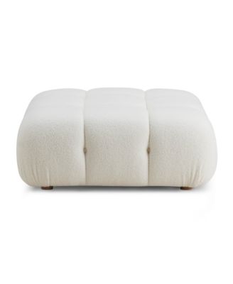  Calliope Faux Shearling Modular Ottoman