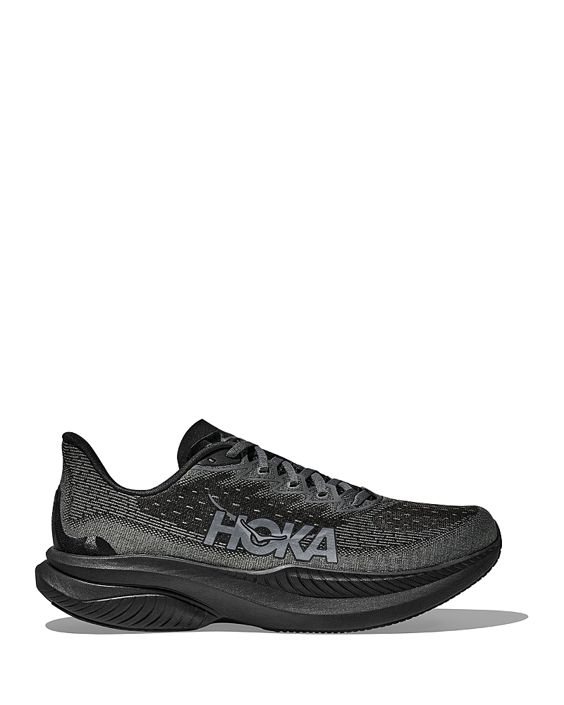Hoka Men's Mach 6 Sneakers In Black
