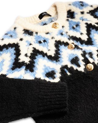 Girls' Fair Isle Cardigan - Big Kid