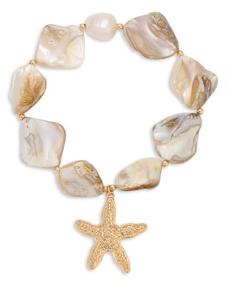 True Shell Stretch Bracelets, Set of 2