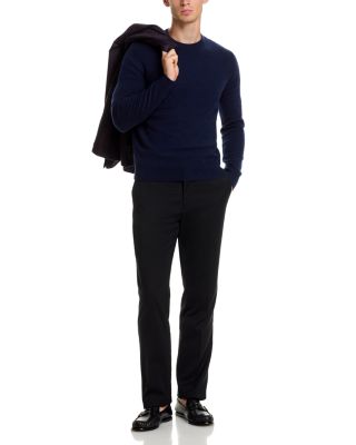 Navy Blue Cashmere Crewneck Sweater - Exclusive