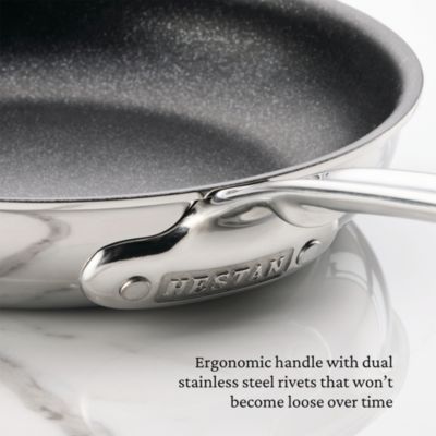 ProBond&amp;reg; Luxe 12.5&amp;quot; Professional Clad Stainless Steel Skillet with TITUM Nonstick