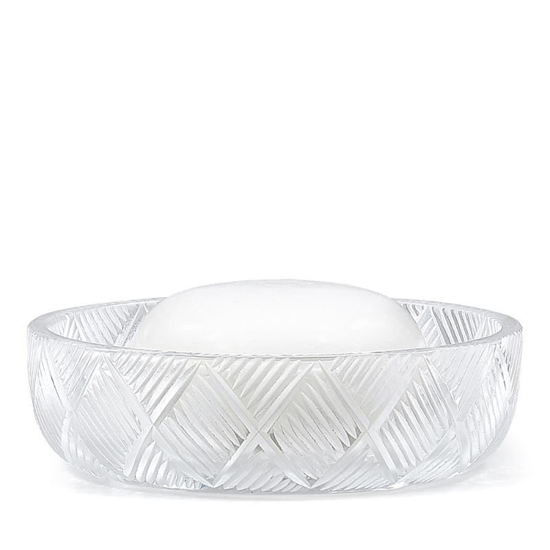 Labrazel Basketweave Soap Dish In Transparent
