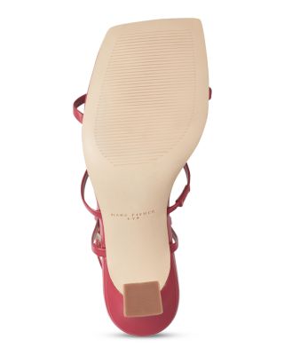 Women's Dennie Square Toe Strappy Mid Heel Sandals