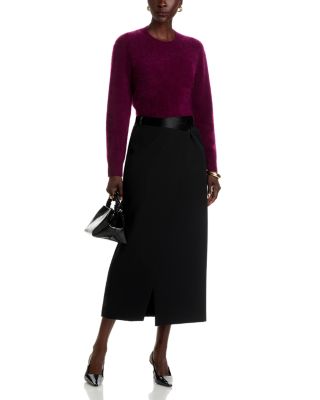 100% Cashmere Brushed Saddle Shoulder Sweater - Exclusive