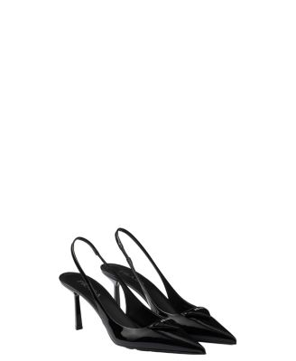 Prada - Women's Patent Leather Slingback Pumps