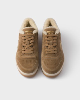 Men's Suede and Re-Nylon Sneakers