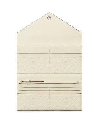 Pebbled Leather Envelope Wallet