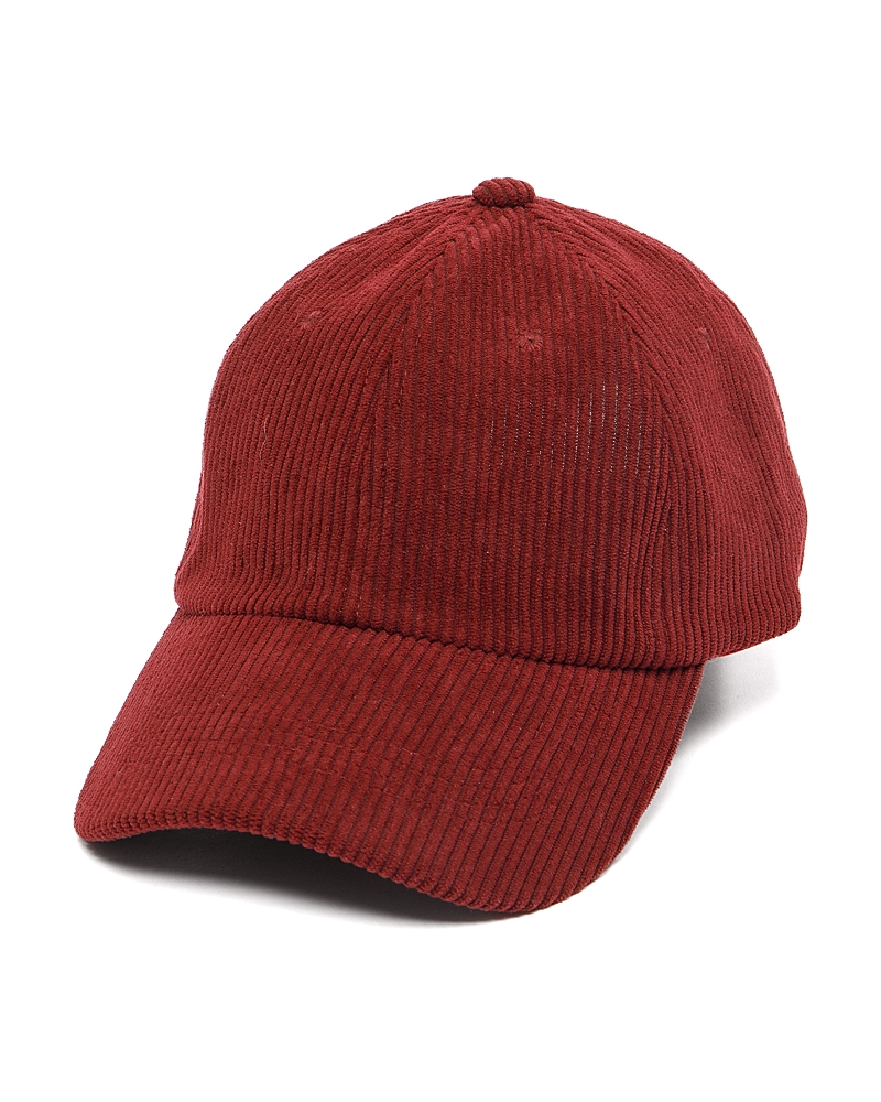 San Diego Hat Company Corduroy Ball Cap - Exclusive In Burgundy
