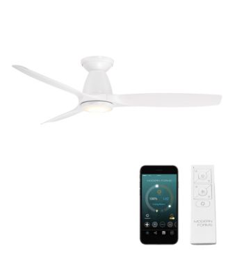  Fans Skylark 54in Selectable 2700-3000-4000-5000K LED Indoor or Outdoor Flushmount Smart Home Ceiling Fan
