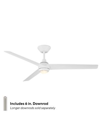 Fans Pisces 54in Selectable 2700-3000-4000-5000K LED Indoor or Outdoor Smart Home Ceiling Fan
