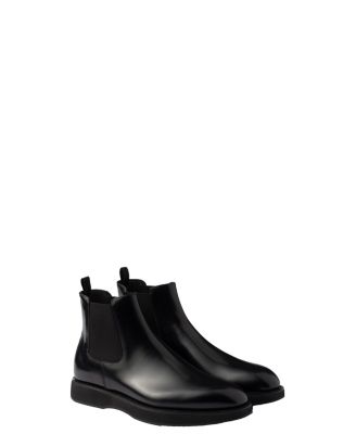  Men's Brushed Leather Chelsea Boots