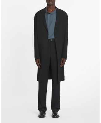 Straight Fit Wool Pants