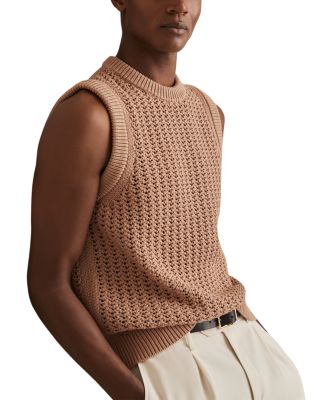 Bryant Crochet Sweater Vest