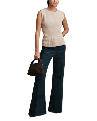 Necklace Trim Knit Top