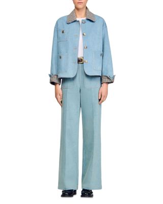 Denim Jacket Front Button