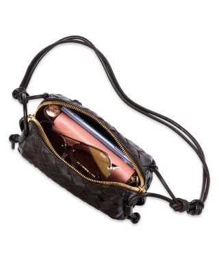 Concert Pouch Intrecciato Leather Shoulder Bag