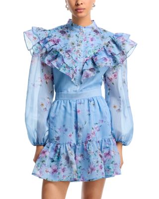 Floral Print Mini Dress - Exclusive