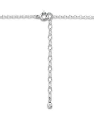 Sterling Silver Sculptured Oval Pendant Necklace, 16-18" - Exclusive