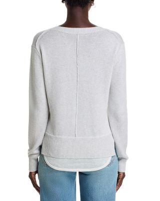 V-neck Layered Sweater