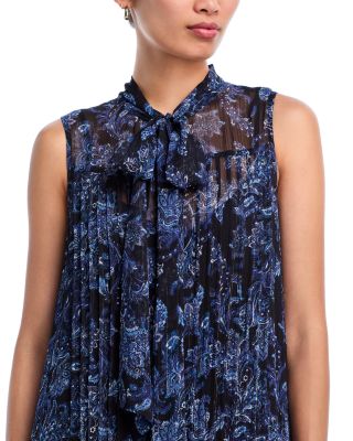 Metallic Paisley Maxi Boho Dress - Exclusive