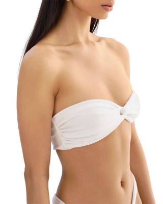 Anisa Twist Bandeau Bikini Top 