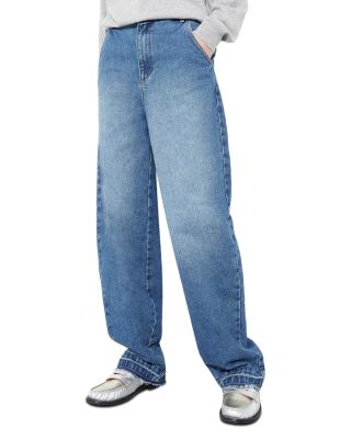 Barrel Jeans in Navy