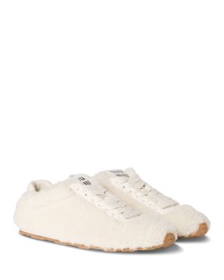 Miu Miu - Women's Allacciate Shearling Sneakers