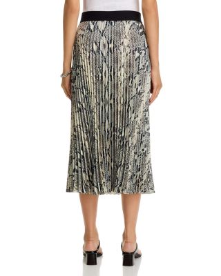 Indira Pleated Midi Skirt