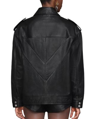 Genuine Leather Aviator Jacket