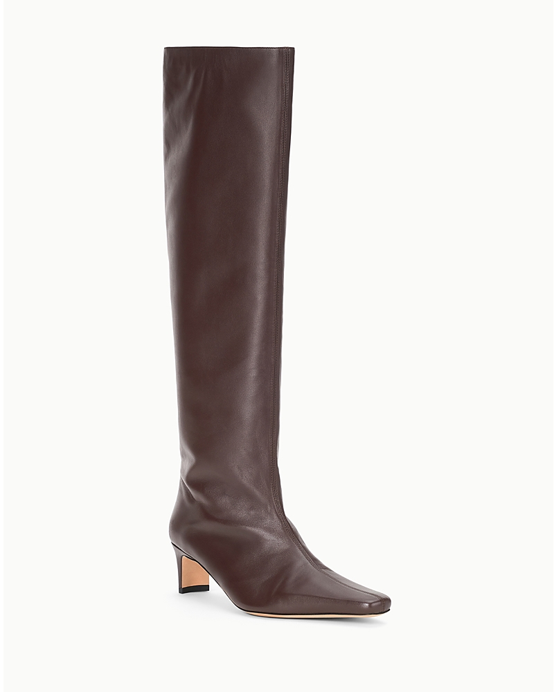Staud Women's Wally Mid Heel Knee High Boots