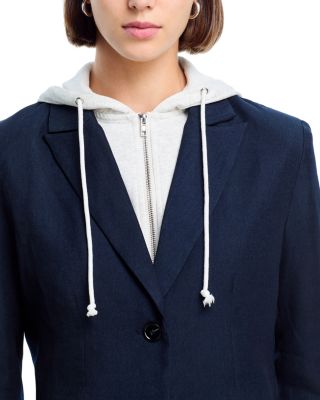 Drew Twofer Cropped Blazer