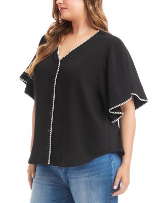 Flutter Sleeve Top